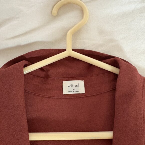 Aritzia Wilfred Shirt Dress Size M - Picture 3 of 5